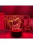 Angels Of Death Anime 3D Boy Için Gece Işığı 16 Renk Kız Odası Dekor Illusion LED Lamba USB Manga Ölüm Melekleri Şekil Uygun Çocuklar Hayranlar Yılbaşı Hediyeleri (Yurt Dışından) 3