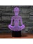 3D Yoga Gece Işığı Lambası Illusion Gece Işığı 7 Renk Değiştirme Dokunmatik Anahtarı Masa Danışma Dekorasyon Lambaları Hediye Akrilik Düz Abs Taban USB Kablosu Oyuncak (Yurt Dışından) 2