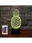 Çocuklar Için Gece Lambası 3D Ananas LED Lamba Uzaktan Kumandalı 16 Renk Değiştirme Noel Doğum Günü Hediyesi Çocuk Için (Yurt Dışından) 1