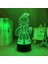 Oyun Cuma Gecesi Hayranları Için Funkined 3D Gece Lambası 16 Renk Dekor Illusion Uzaktan Kumandalı LED Lamba, Oyun Cuma Gecesi Funkin Şekil Noel Hediyesi Oyuncaklar Çocuklar/erkekler (Yurt Dışından) 3