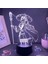 Anime Fate Fanlar Için 3D Nightlight Kaldı 16 Renk Dekor Illusion Uzaktan Kumandalı LED Lamba, Manga Fate Stay Şekil Noel Hediyesi Oyuncaklar Çocuklar/erkekler (Siyah Lamba) (Yurt Dışından) 1
