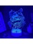 Hareketli Kale Anime 3D Erkek Için Gece Lambası 16 Renk Kız Odası Dekoru Illusion LED Lamba USB Manga Hareketli Kale Figürü Uygun Çocuk Hayranları Noel Hediyeleri (Lav Lambası) (Yurt Dışından) 1