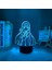 Puella Magi Madoka Magica Sayaka Miki Anime 3D Erkek Için Gece Lambası 16 Renk Kız Odası Dekoru Illusion LED Lamba USB Manga Miki Şekil Uygun Çocuklar Hayranlar Yılbaşı Hediyeleri (Yurt Dışından) 1