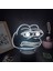 Boy Için Sad Frog 3D Gece Lambası 16 Renkler Kız Odası Dekor Illusion LED Lamba USB Sad Frog Şekil Uygun Çocuk Hayranları Noel Hediyeleri (Siyah Lamba) (Yurt Dışından) 1