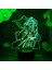Bleaoh Anime 3D Erkek Için Gece Lambası 16 Renkler Kız Odası Dekor Illusion LED Lamba USB Manga Grimmjow Jaegerjaquez Şekil Uygun Çocuklar Hayranlar Noel Hediyeleri (Siyah Lamba) (Yurt Dışından) 1