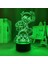Dedektif Conan Anime 3D Erkek Için Gece Lambası 16 Renk Kız Odası Dekoru Illusion LED Lamba USB Manga Dedektif Conan Figürü Uygun Çocuklar Hayranlar Yılbaşı Hediyeleri (Yurt Dışından) 4