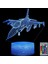 3D Gece Işığı Düzlemi F-16 Savaş Uçağı Uzaktan Kumandalı Uçak 16 Renk Değiştirme 3D Illusion Lambası, Çocuk Doğum Günü ve Noel Hediyesi Oyuncak Erkek Veya Kız Yaş 3 4 5 6 7 8+ Yaşında (Yurt Dışından) 1