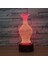 3D Gece Lambası Renk Değişimi Çocuklar LED Gece Lambası LED Gece Lambası Oyun Odası Masa Seti Aydınlatma Dekorasyon Yatak Odası Karikatür Masa Lambası Çocuklar Için Doğum Günü Hediyesi (Yurt Dışından) 1