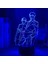 Mob Psycho 100 Anime 3D Gece Lambası Boy Için 16 Renk Kız Odası Dekor Illusion LED Lamba USB Manga Arataka Reigen Şekil Uygun Çocuklar Hayranlar Yılbaşı Hediyeleri (Yurt Dışından) 1