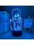 3D LED Lamba Anime Testere Adam Bayan Yatak Odası Dekoru Çocuklar Için Doğum Günü Hediyesi Manga Testere Adam LED Işık Başucu (Yurt Dışından) 4