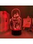 3D LED Lamba Anime Testere Adam Bayan Yatak Odası Dekoru Çocuklar Için Doğum Günü Hediyesi Manga Testere Adam LED Işık Başucu (Yurt Dışından) 5