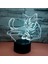3D Illusion Kedi Gece Işığı Dokunmatik ve Uzaktan Kumandalı Gece Lambası 7 Renk Değiştiren LED Işıklar Çocuklar Için 3D Renkli Görsel Işıklar Hediyeler Ev Dekorasyon Işığı (Yurt Dışından) 1