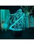 Japon Animesi LED Işık Testere Adam Yatak Odası Dekoru Için Nightlight Doğum Günü Çocuklar Hediye Sevimli Odası Dekor Masa 3D Illusion Lamba (Yurt Dışından) 1
