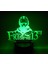 Jason Voorhees 6" Özel Cuma 13. Lazer Kazınmış 3D Akrilik Renk Değiştiren LED Gece Işığı Lambası (Yurt Dışından) 3