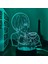 Akrilik 3D Lamba Anime Siyah Butler Yatak Odası Dekoru Için Gece Lambası Çocuklar Doğum Günü Hediyesi Odası Masa LED Işık Manga Siyah Butler (Yurt Dışından) 1