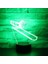 Gece Lambası Çocuklar Gece Lambası Yatak Odası Işığı Renkli Gece Lambası 3D LED Gece Lambası Enstrüman Trombon Korna Ev Dekorasyonu Için 7 Renkli Işık ile Işık Inanılmaz Görsel Müzik (Yurt Dışından) 3