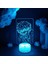 Tokya Ghonl Anime 3D Gece Lambası Boy Için 16 Renk Kız Odası Dekor Illusion LED Lamba USB Manga Ken Kaneki Şekil Uygun Çocuklar Hayranlar Yılbaşı Hediyeleri (Tokya Ghonl 12) (Yurt Dışından) 1
