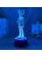 Beastars Louis Joke Anime 3D Erkek Için Gece Lambası 16 Renk Kız Odası Dekoru Illusion LED Lamba USB Manga Beastars Louis Joke Şekil Uygun Çocuklar Hayranlar Noel (Yurt Dışından) 4