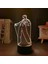 Erkek Için Sanat Soyut 3D Gece Lambası 16 Renk Kız Odası Dekor Illusion LED Lamba USB Sanat Soyut Figür Uygun Çocuklar Hayranlar Noel Hediyeleri (Sanat Soyut1) (Yurt Dışından) 1