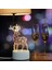 Gece Lambası 3D Illusion Lambası Sıcak Işık Işıkları Yatak Odası Oturma Odası Süslemeleri Çocuklar Için Noel Cadılar Bayramı Doğum Günü Hediyeleri Çocuklar Genç (Yurt Dışından) 2