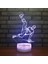 Gece Lambası Çocuklar Gece Lambası Yatak Odası Işığı Renkli Gece Lambası 3D LED Gece Lambası Enstrüman Trombon Korna Ev Dekorasyonu Için 7 Renkli Işık ile Işık Inanılmaz Görsel Müzik (Yurt Dışından) 1