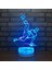 Gece Lambası Çocuklar Gece Lambası Yatak Odası Işığı Renkli Gece Lambası 3D LED Gece Lambası Enstrüman Trombon Korna Ev Dekorasyonu Için 7 Renkli Işık ile Işık Inanılmaz Görsel Müzik (Yurt Dışından) 3
