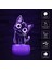 Kedi Lambası 3D Illusion Gece Işığı Masa Lambası, 7 Renk Otomatik Kademeli Değişen USB Powered Çocuklar Için Dokunmatik Anahtarlı LED Işıklar Hediyeler Ev Dekorasyonu (3d Kedi Işığı) (Yurt Dışından) 4