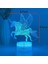 3D Unicorn Gece Lambası LED Masa Lambası 7 Renk Değişimi Yatak Odası Dekor Unicorn Oyuncaklar Kızlar Için Yaş 4 5 6 7 8 9 10 11 12 Yaşında Çocuk (7 Renk Uzaktan Yok) (Yurt Dışından) 3