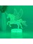 3D Unicorn Gece Lambası LED Masa Lambası 7 Renk Değişimi Yatak Odası Dekor Unicorn Oyuncaklar Kızlar Için Yaş 4 5 6 7 8 9 10 11 12 Yaşında Çocuk (7 Renk Uzaktan Yok) (Yurt Dışından) 5