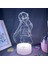 Erkek Için Gelecek Günlüğü Anime 3D Gece Lambası 16 Renk Kız Odası Dekor Illusion LED Lamba USB Manga Yuno Gasai Şekil Uygun Çocuklar Hayranlar Noel Hediyeleri (Lav Lambası) (Yurt Dışından) 1