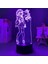 Dangarrcnpa Anime 3D Gece Lambası Boy Için 16 Renkler Kız Odası Dekor Illusion LED Lamba USB Manga Nagito Komaeda Şekil Uygun Çocuklar Fanlar Noel Hediyeleri (Yurt Dışından) 2