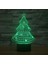 3D LED Noel Ağacı Lazer Kesim Işığı | USB ile Çalışan Çok Renkli Gece Lambası Masa Oyuncağı (Yurt Dışından) 2