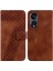Oppo Phone 8t 5g Için Telefon Kılıfı Kabartmalı Desen Cüzdan Flip Folio Kapak Pu (Yurt Dışından) 1