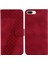 Iphone 8 Için Telefon Kılıfı Artı/7 Artı Kart Yuvası Fonksiyonu Kabartmalı Desen Pu (Yurt Dışından) 1