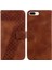 Iphone 8 Için Telefon Kılıfı Artı/7 Artı Kart Yuvası Fonksiyonu Kabartmalı Desen Pu (Yurt Dışından) 1