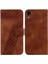Iphone Xr Cüzdan Pu Deri Kabartmalı Desen Kart Yuvası Flip Telefon Kılıfı (Yurt Dışından) 1