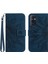 Kart Yuvaları Tutucu Kabartmalı Ayçiçeği Lüks Pu ile Oneplus 9 Pro Için Kılıf (Yurt Dışından) 1