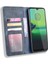 Motorola Moto G8 Oynamak Için Kılıf Manyetik Kapatma Cüzdan Pu Deri (Yurt Dışından) 5