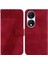 Onur X7B Kart Yuvası Fonksiyonu Için Telefon Kılıfı Flip Folio Kapak Kabartmalı Pu (Yurt Dışından) 1