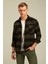 Erkek Slim Fit Uzun Kollu Çift Cepli Ekoseli Oduncu Gömlek 1