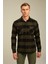 Erkek Slim Fit Uzun Kollu Çift Cepli Ekoseli Oduncu Gömlek 2