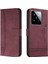 Telefon Kılıfı Için Xiaomi 14 Pro Pu Deri Manyetik Kapatma Kart Yuvaları Kapak (Yurt Dışından) 1