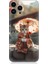 Apple iPhone 13 Pro Uyumlu Geyşa Kıyafetli Kedi Desenli Silikon Kılıf 1
