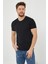 Erkek Düz Slim Fit Likralı T-Shirt 1