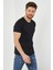 Erkek Düz Slim Fit Likralı T-Shirt 3