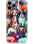 Apple iPhone 14 Pro Uyumlu Sevimli Pastel Köpekler Desenli Silikon Kılıf 1