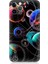 Apple iPhone 12 Pro Max Uyumlu Sci Fi Gezegenler ve Vektörler Desenli Silikon Kılıf 1