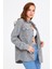 Kadın Fıstık Yeşili Oversize Uzun Kollu Tek Cepli Ekoseli Oduncu GÖMLEK-KKKODG001R500S 2