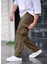 Erkek Kargo Cep Baggy Pantolon 2