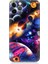 Apple iPhone 12 Pro Max Uyumlu Uzayda Gezegenler ve Galaksiler Desenli Silikon Kılıf 1